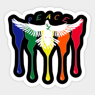 Peace Dove Sticker